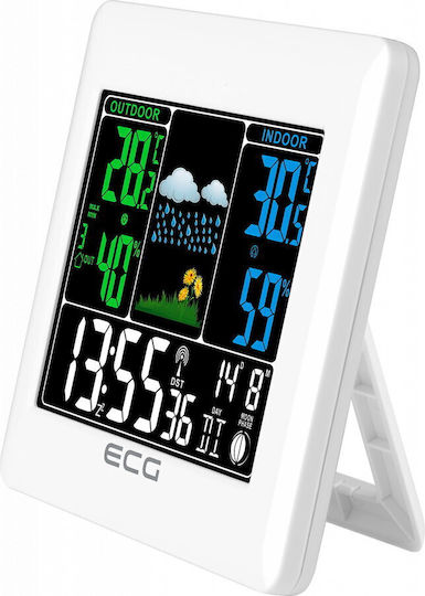 ECG MS300 Wireless Digital Weather Station Tabletop White