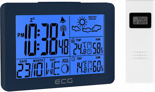 ECG MS200 Wireless Digital Weather Station Tabletop Gray