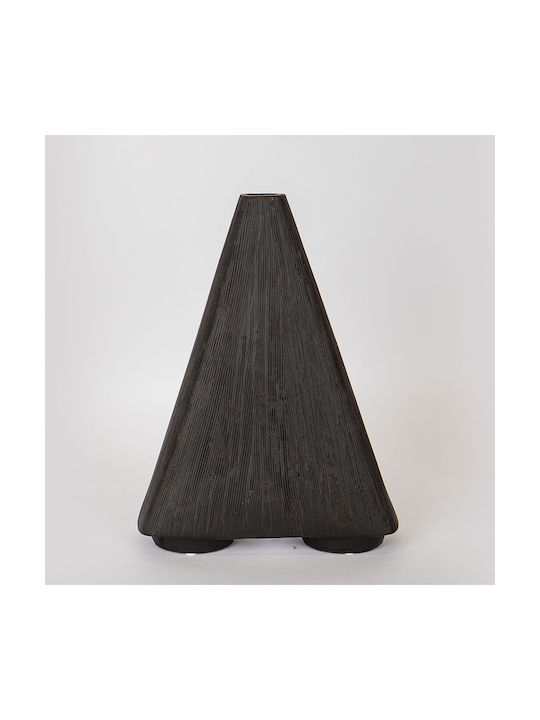 Decorative Vase Black 26x8.5x34.5cm