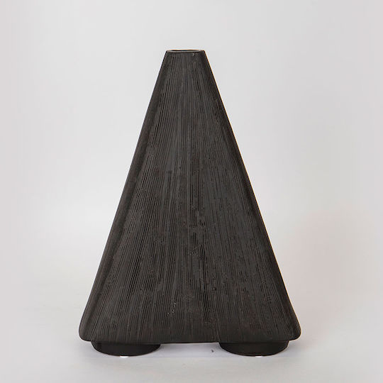 Βάζο Κεραμικό Μαύρο 26x8.5xΥ34.5cm Βάζο Κεραμικό Μαύρο 26x8.5xΥ34.5cm