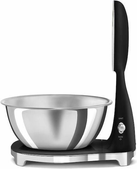 Smeg Cantare De Bucatarie Digital Cu Bol Până La 5kg Neagră