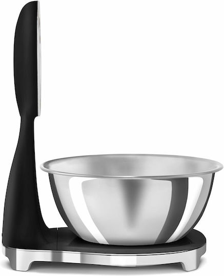 Smeg Cantare De Bucatarie Digital Cu Bol Până La 5kg Neagră