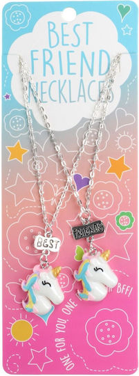 Gama Brands Best Friends Necklaces Unicorns Happy Faces Makeup & Beauty Toys
