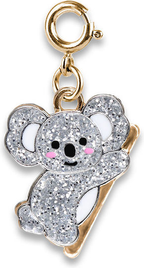 Charm Ιt Jewelry Game Gold Glitter Flamingo Charm