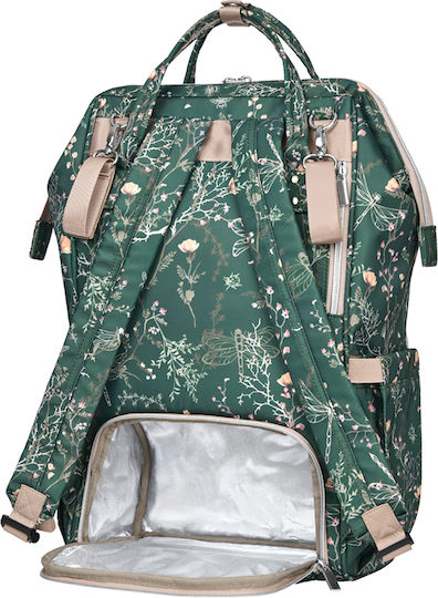 Kikka Boo Diaper Bag Siena Green 44.5x35.5x47cm.
