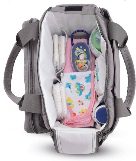 Inglesina Shoulder/Hand Diaper Bag Dual Gray 42x52cm.