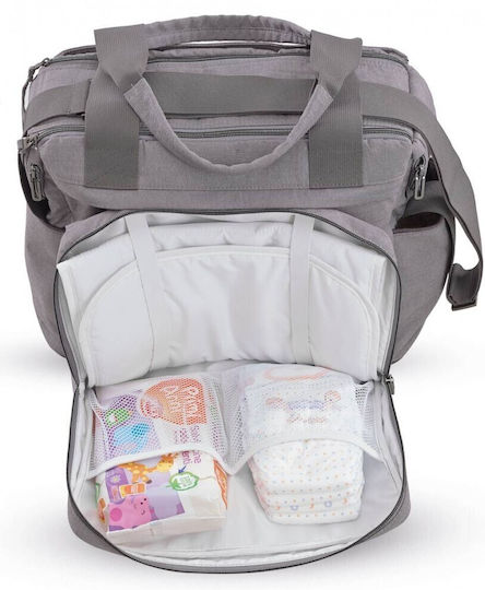 Inglesina Shoulder/Hand Diaper Bag Dual Gray 42x52cm.