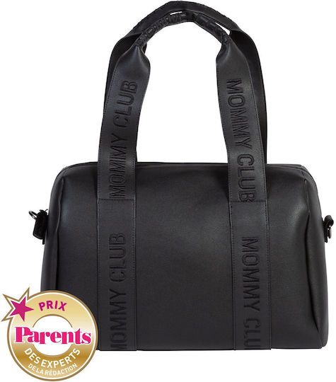 Childhome Τσάντα-Αλλαξιέρα Ώμου/Χειρός Mommy Μαύρη 38x21x27εκ.