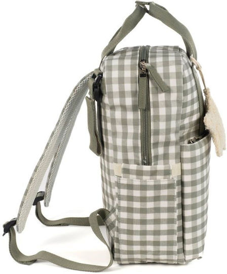 Walking Mum Backpack Diaper Bag Caetana Green 28x37x12cm