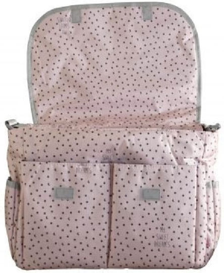 My Bag's Shoulder/Hand Diaper Bag My Sweet Dreams Pink 38x30cm.