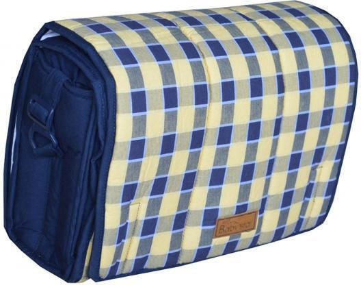 Bebe Stars Shoulder/Hand Diaper Bag Blue