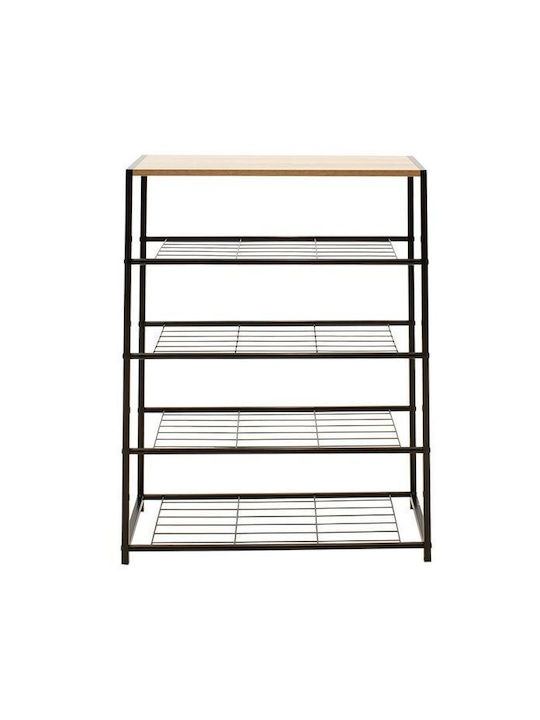Ramon Metallic Shoe Organizer Beige 63x30x83cm