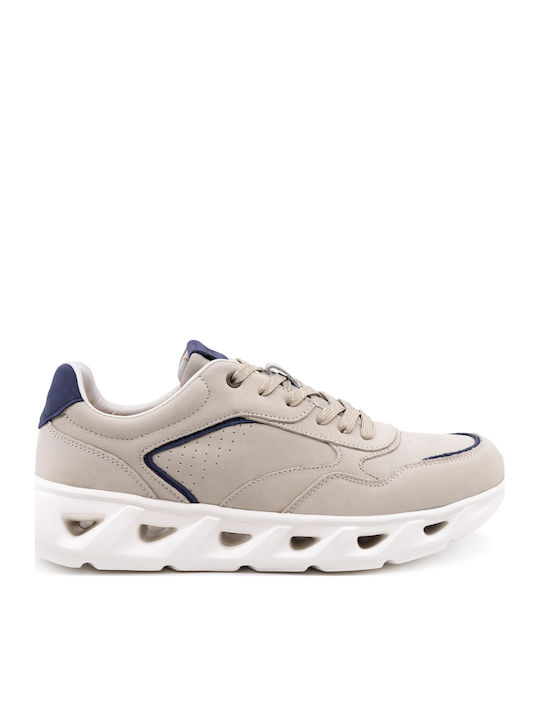 San Marco Ανδρικά Ανατομικά Sneakers Μπεζ