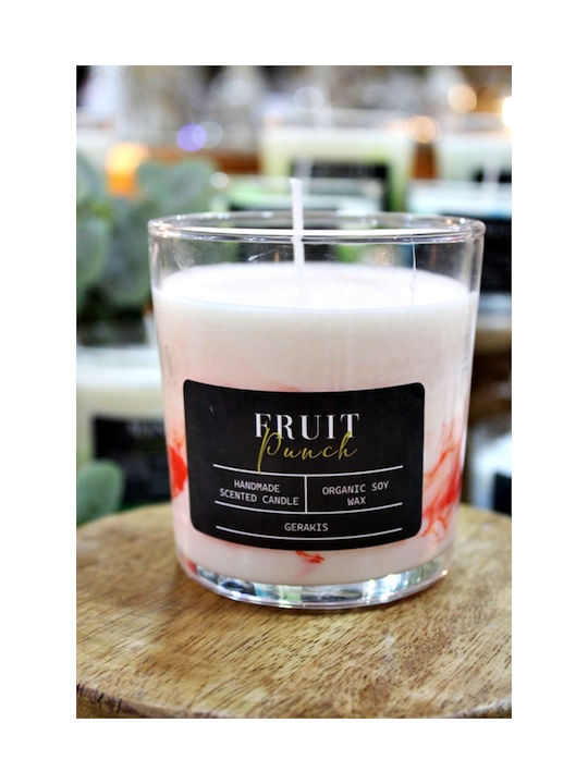 Aromatische Kerze Soja Effekt Marmor Gefäß Groß 8,5 × 8,9 cm