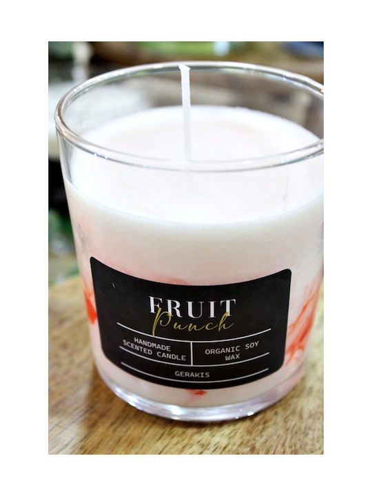Aromatische Kerze Soja Effekt Marmor Gefäß Groß 8,5 × 8,9 cm