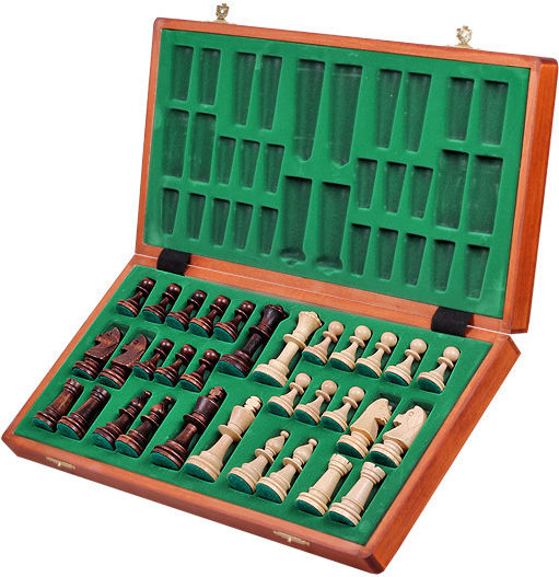 Set Șah Profesional Tournament Chess Nr 5 Incrustat 48x48cm