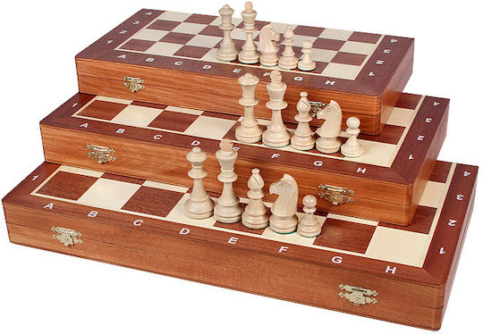 Turnier Schach Nr 6 54x54cm Eingelassene