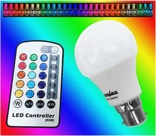 Smart Λάμπα LED 3W για Ντουί E14 RGB