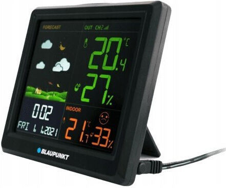 Blaupunkt Ws25bk Schwarze Wetterstation
