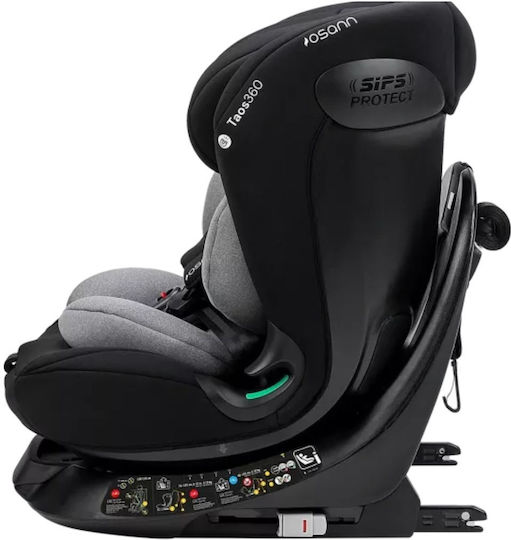 Osann Taos 360 Baby Car Seat i-Size with Isofix Grey Melange