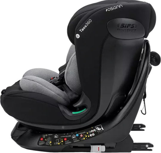 Osann Taos 360 Baby Car Seat i-Size with Isofix Grey Melange