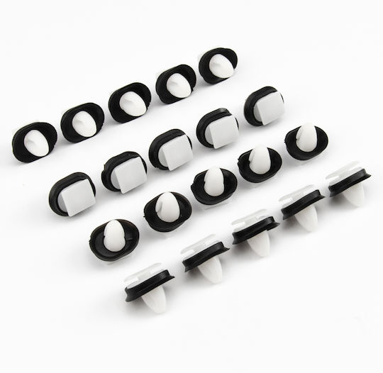 20x Клипове За Закрепване Fiat Ducato Qubo Fiorino Peugeot Boxer Bipper Citroen Jumper Nemo
