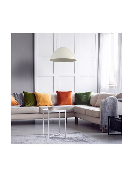 TK Lighting Faro Κρεμαστό Φωτιστικό Μαύρο Καμπάνα με Ντουί E27 50εκ.