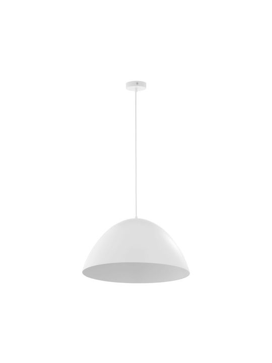 TK Lighting Faro Κρεμαστό Φωτιστικό Μαύρο Καμπάνα με Ντουί E27 50εκ.