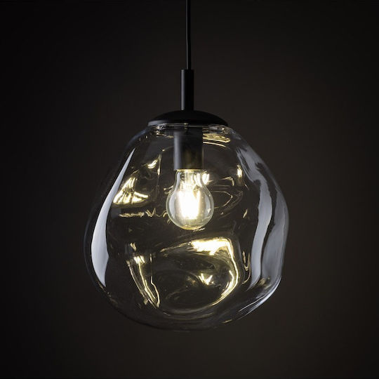 TK Lighting Висящо Осветително Тяло Сив 25см.