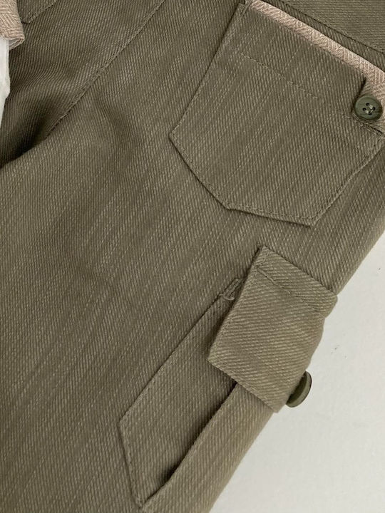 Vintage Soul Boys Baptism Suit with Vest Multicolour