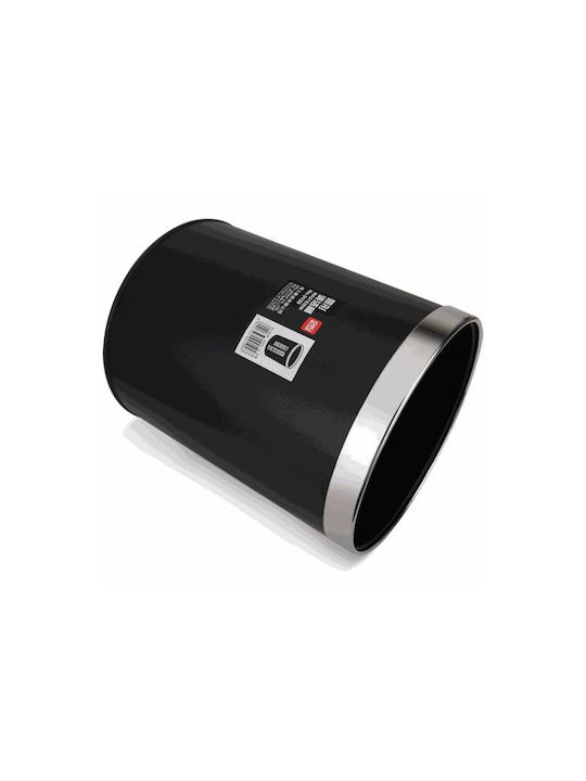 Deli Καλάθι Κάδος Αχρήστων Μεταλλικό Μαύρο 23.5ø X 29cm Ύψος