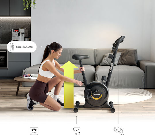 Zipro One S Gold Όρθιο Ποδήλατο Γυμναστικής Μαγνητικό