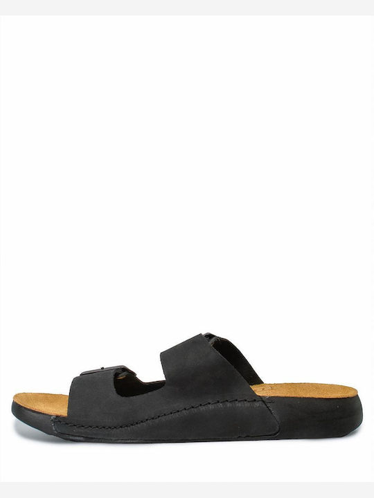 Flache Sandalen für Damen in Schwarz Farbe