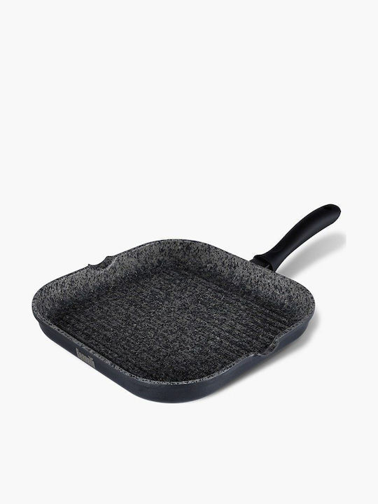 Berretti Tivano Aluminum Grill Pan with Non-Stick Interior Coating 28cm