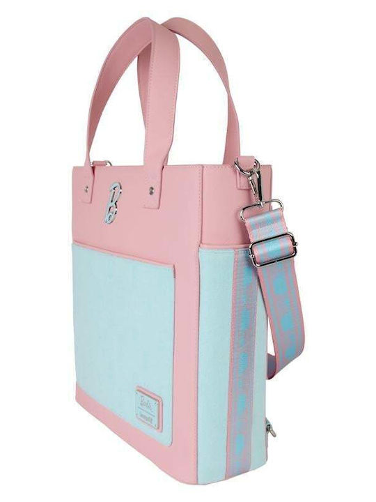 Loungefly Kinder Rucksack Umhängetasche Rosa 33.02cmx10.16cmx33.02cmcm Barbie Loungefly Kinder Rucksack Umhängetasche Rosa 33.02cmx10.16cmx33.02cmcm Barbie