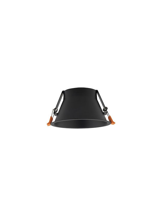 Nowodvorski Round Recessed Spot with Socket GX53 Black 1pcs