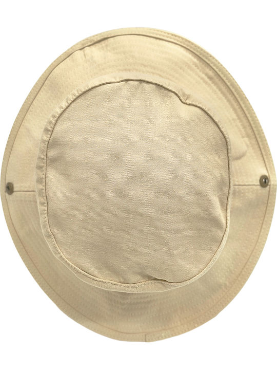 Gift-Me Fabric Women's Bucket Hat Beige