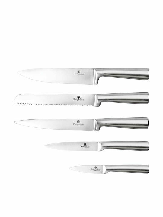 Berlinger Haus Knife Set with Block from Stainless Steel 6pcs