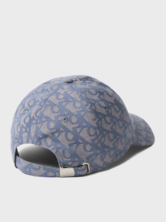 Calvin Klein Logo Jacquard Cap Blue Jockey Women's Blue Lv04k5058g-zyx
