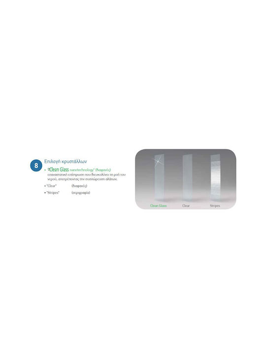 Panou Lateral Fix 80 Cm Pentru Ușă Duș Profil Cromat Sticlă Transparentă 6 Mm Înălțime 185 Cm Devon Primus Plus Side Panel Spbi80t-100