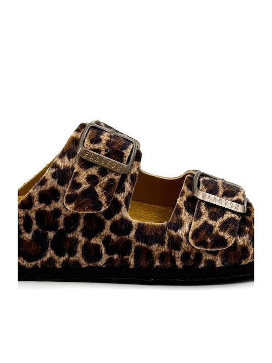 Γυναικεία Ανατομικά Σανδάλια Leopard