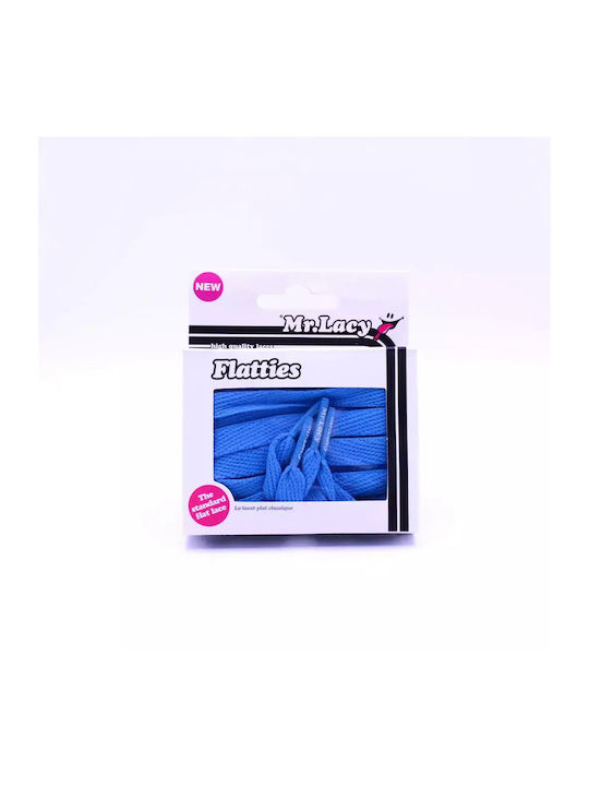 Mr Lacy Flatties 130cm Cyan Unisex Κορδόνι