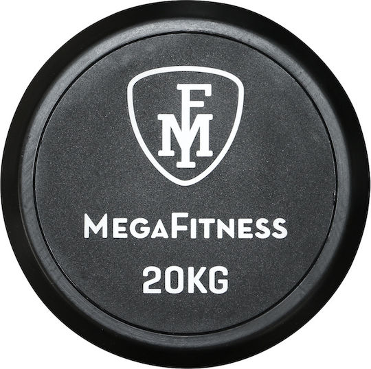 MegaFitness Βαράκι Στρογγυλό Λαστιχένιο 1 x 20kg