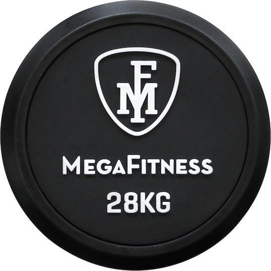 MegaFitness Βαράκι Στρογγυλό Λαστιχένιο 1 x 28kg
