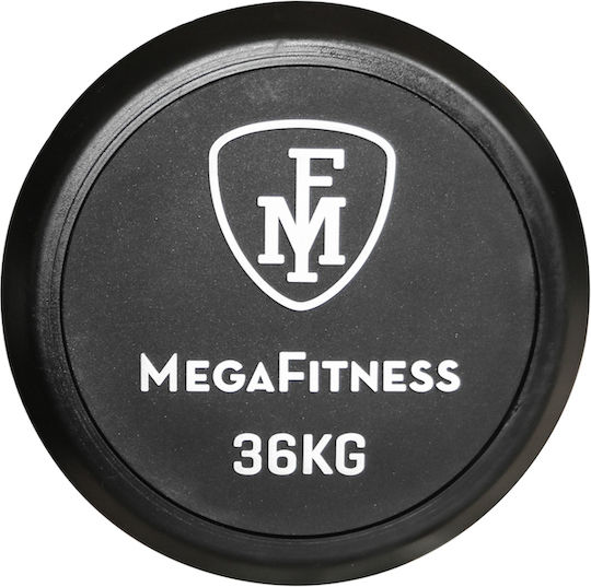 MegaFitness Round Rubber Dumbbell 1 x 36kg
