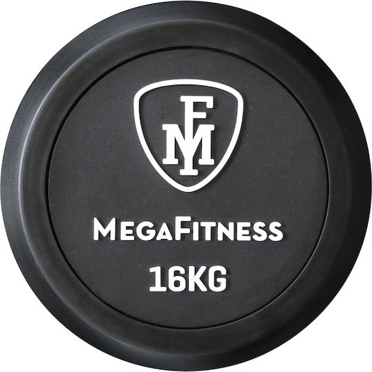 MegaFitness Βαράκι Στρογγυλό Λαστιχένιο 1 x 16kg