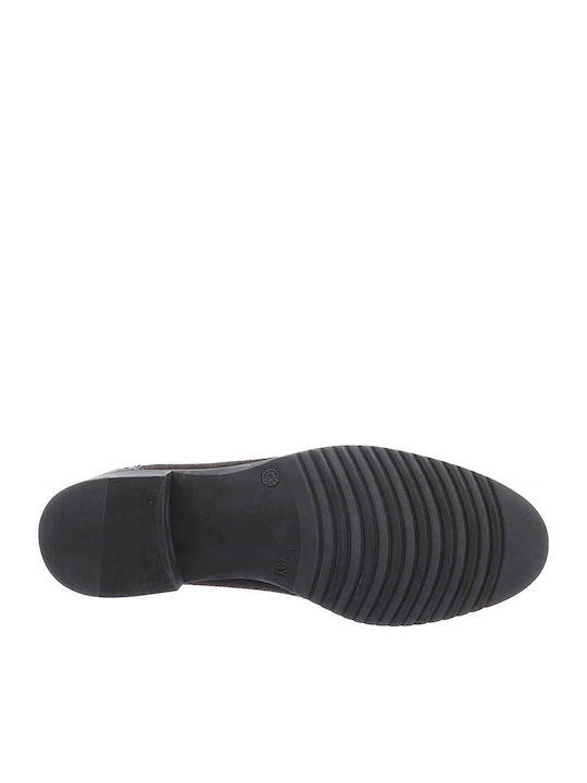 Δερμάτινα Γυναικεία Loafers σε Καφέ Χρώμα