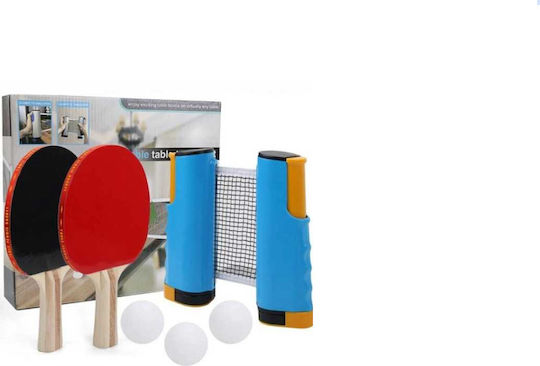 Spv Σετ Φορητό Ping Pong Φιλέ Ρακέτες
