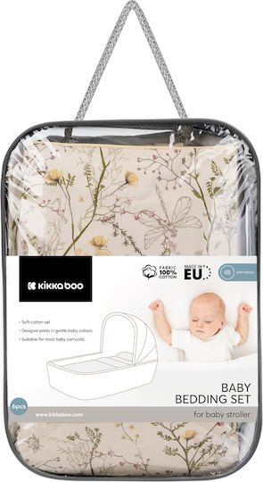 Kikka Boo Baby Crib Bedding Set Secret Garden 6pcs Beige