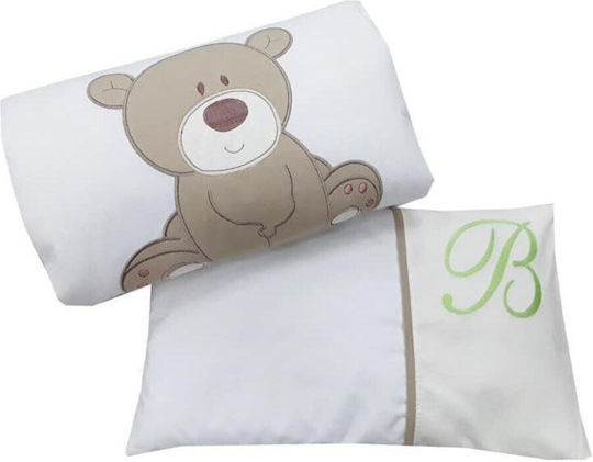 Beboulino Σет За Количка Mooving Bear Бял 3бр